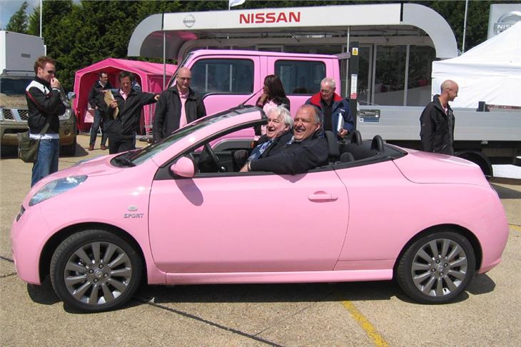 Top gear pink nissan micra convertible #3