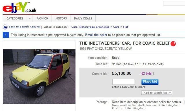 inbetweeners car