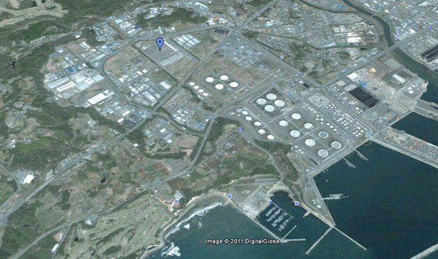 Nissan plant in japan tsunami #2