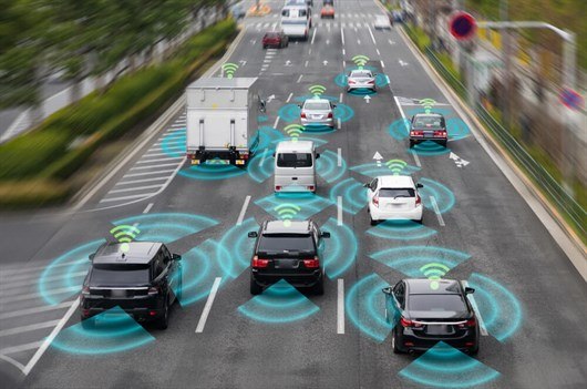 Driverless Vehicles On Motorway