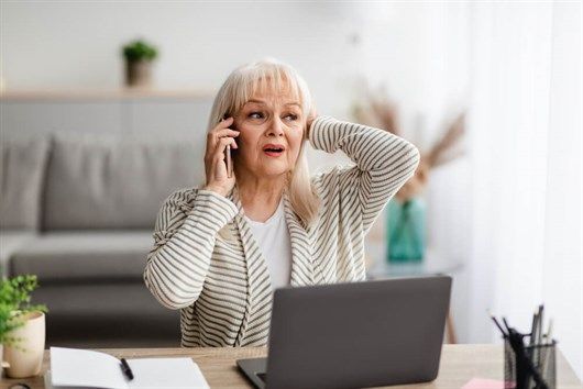 Woman On Phone