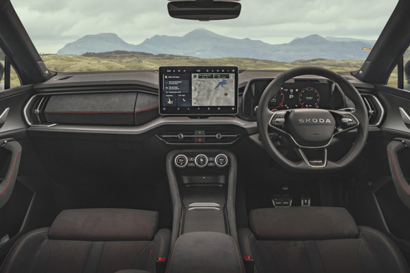 Skoda Kodiaq vRS review: interior