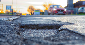 Pothole damage claims triple