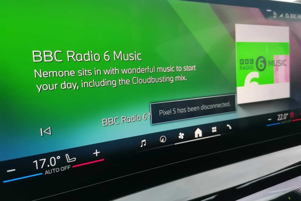 BMW 5 Series Touring: connection error