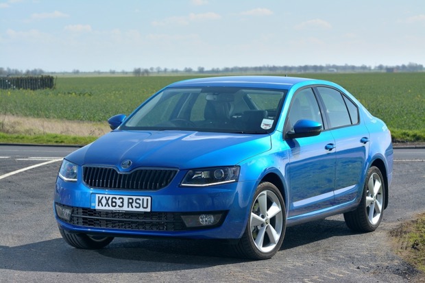 3rd gen Skoda Octavia luxury sedan neatly restored to look like