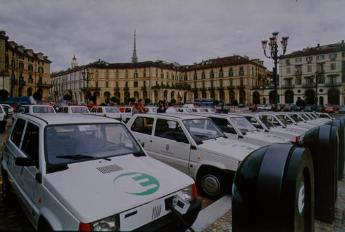 Fiat's version of the electric Panda was the first modern mass-produced EV. Fiat implemented charging as well